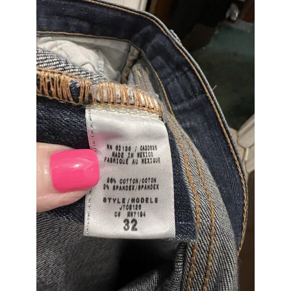 Guess Mid Rise Boot Cut Blue Jeans Sz 32 Stretch Vintage 90’s - Picture 6 of 7